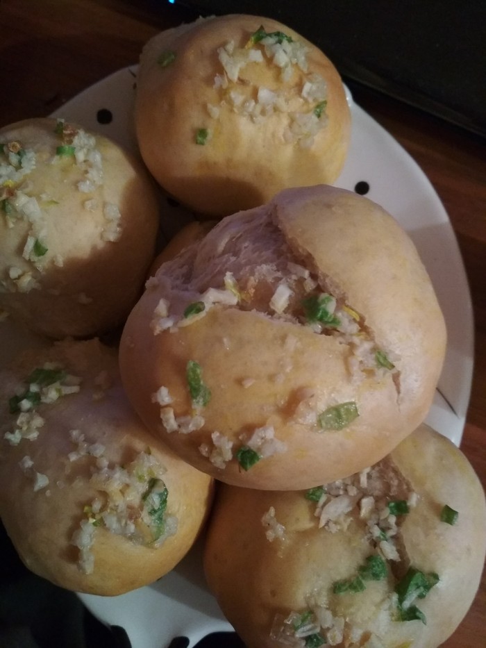 Pampushki recipe pikabushnik - My, Pampushkas, Buns, Bread, Bakery products, homemade baking, Longpost