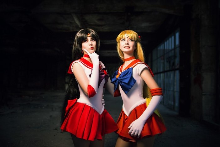 Cosplay Sailor Venus & Sailor Mars (Sailor Moon) - Sailor Moon, Sailor Mars, Bishoujo Senshi Sailor Moon, Косплей, Длиннопост, Sailor Venus