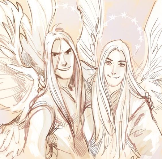 Melkor and Manwe - Melkor, ManwГ«, The silmarillion, Art, Longpost