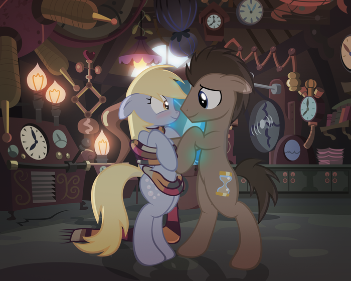 Memorable moment My Little Pony, Ponyart, Doctor Whooves, Derpy Hooves, ,  