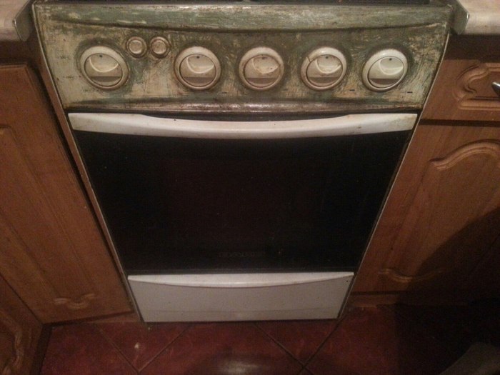 Grandma came to visit - My, My, Gas stove, Grandmother, Cleaning, May it be so, Relatives, Guests