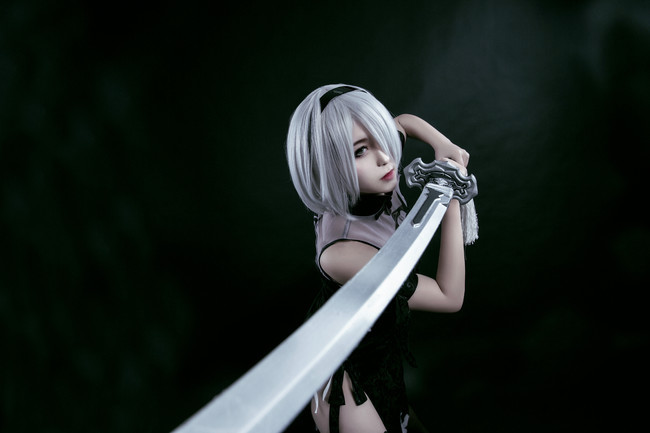 Nier: Automata - NIER Automata, Cosplay, Beautiful girl, Long-post, Yorha unit No 2 type B, Longpost