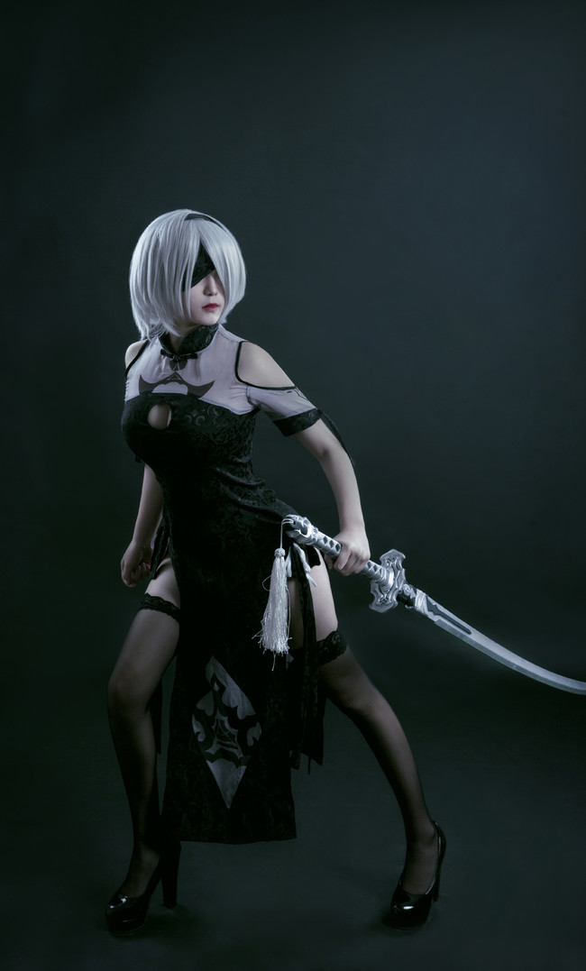 Nier: Automata - NIER Automata, Cosplay, Beautiful girl, Long-post, Yorha unit No 2 type B, Longpost