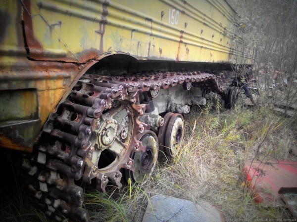 Graveyard of radioactive equipment in the Chernobyl zone 2018 - My, Chernobyl, Pripyat, Dryness, Military equipment, Technics, Longpost