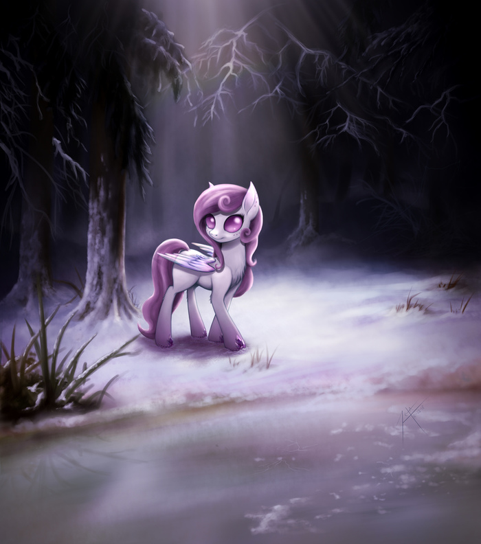 Pegasus in the forest - My little pony, Original character, Zetamad