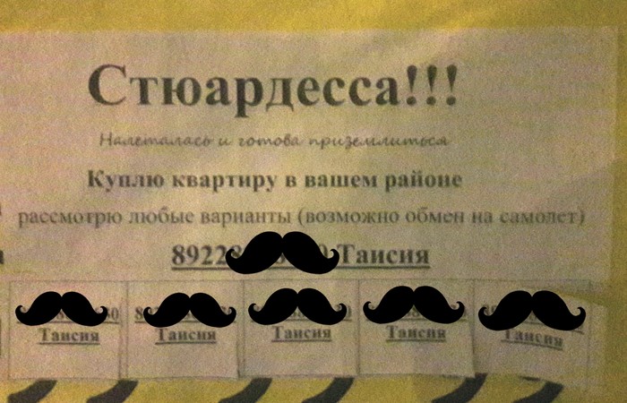 Отчаяние или юмор?.. - Моё, Объявление, Смешные объявления, Интрига, Таисия, Оренбург