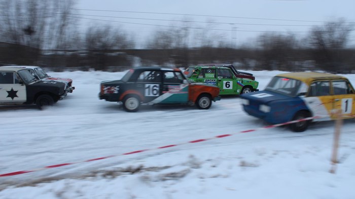 Lords of the Ice Ring. - My, Autocross, Race, , Автоспорт, Rally, Ring, AvtoVAZ, , Classic