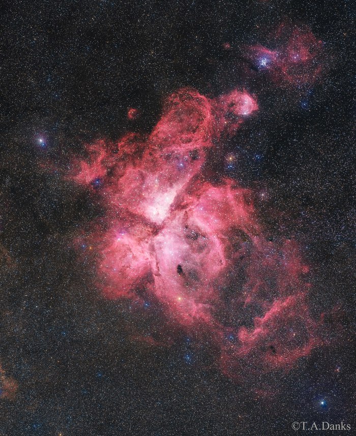 Flower of the Southern Sky: Panorama of the Carina Emission Nebula - Birth of a Star, Nebula, Space