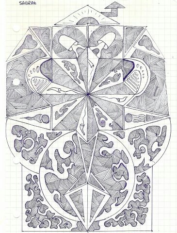 My kalyaka in school years.... №3 - My, School, Drawing, Pen drawing