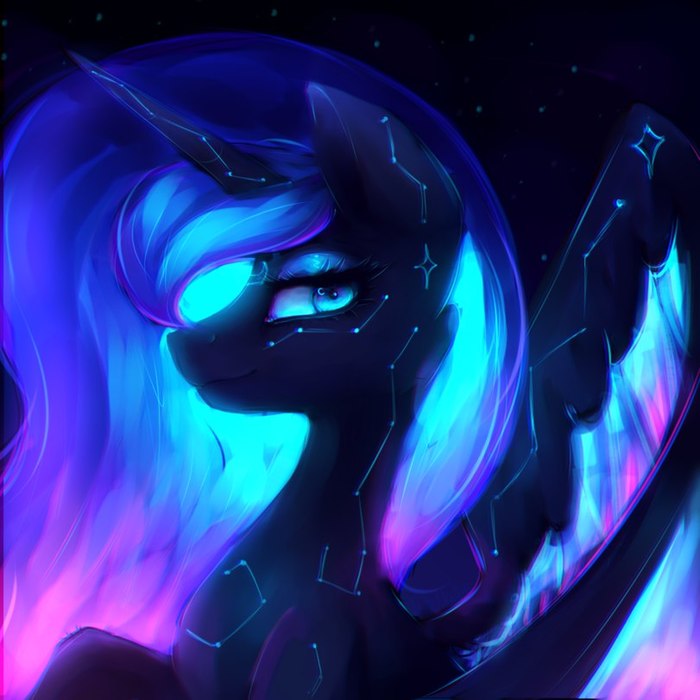 Сквозной взгляд - My Little Pony, Princess Luna