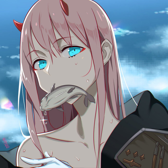 Darling in the FranXX - Моё, Darling in the Franxx, Милый во Франкcе, Zero Two, 02, Аниме