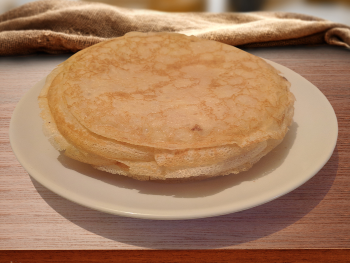 Very thin pancakes on vodka. - My, Pancakes, Food, Recipe, Cooking, Yummy, Maslenitsa, Russian kitchen, Vodka, Longpost