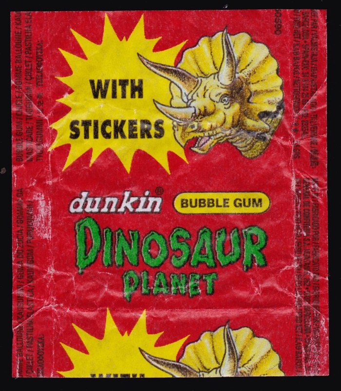 Планета Динозавров / Dinosaur Planet Жвачка, Динозавры, Dinosaur planet, Детство, Сокровища, Поиск, Длиннопост