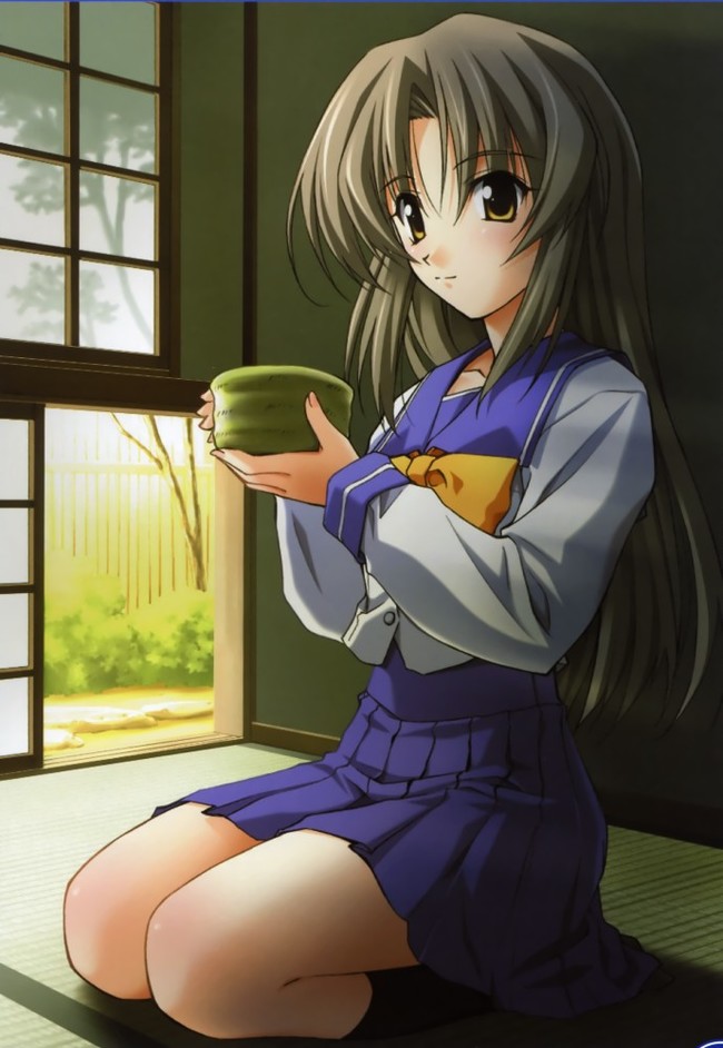 Morning tea - Tea, Anime art, Longpost