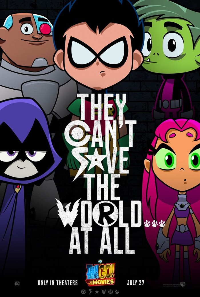 New poster for the animated film Teen Titans - Dc comics, Comics, news, Poster, Teen titans