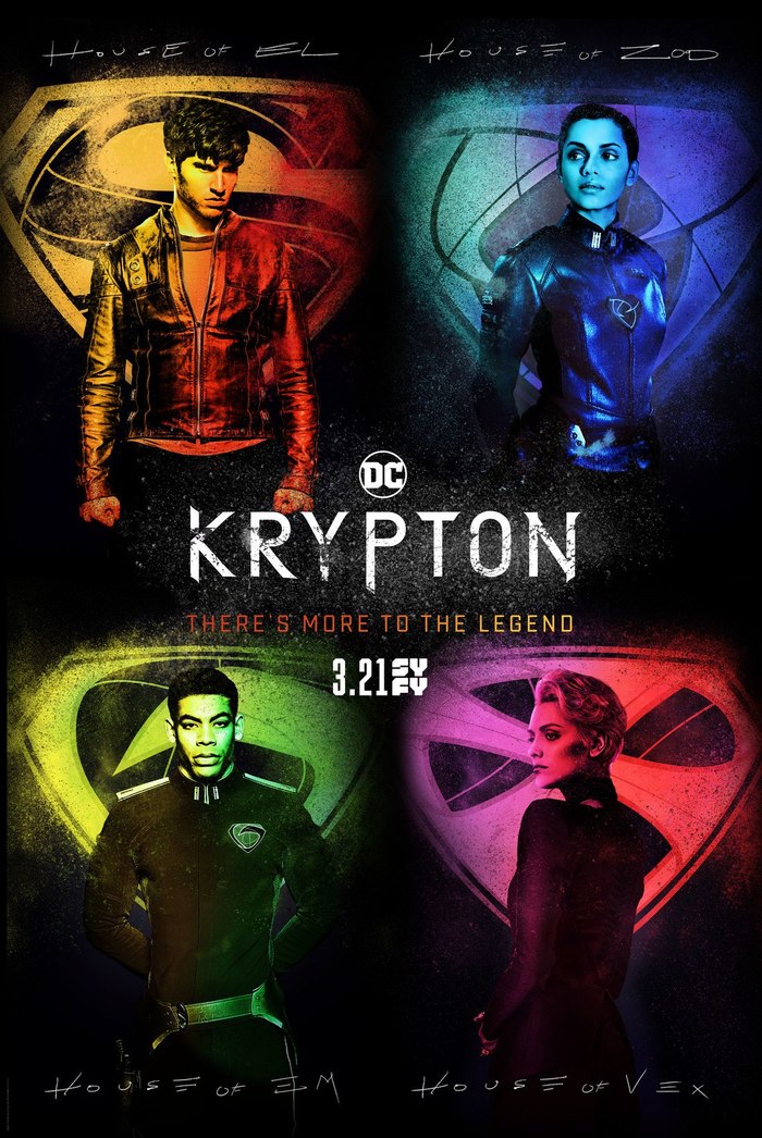 A number of new posters have surfaced for Krypton - Dc comics, Comics, Serials, , Poster