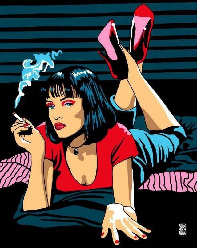 Mia Wallace. - Art, Pulp Fiction, Uma Thurman, Mia Wallace