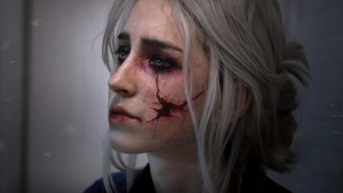 After the death of rats! (make up) - Ciri, Witcher, Cosplay, , Beautiful girl, Books