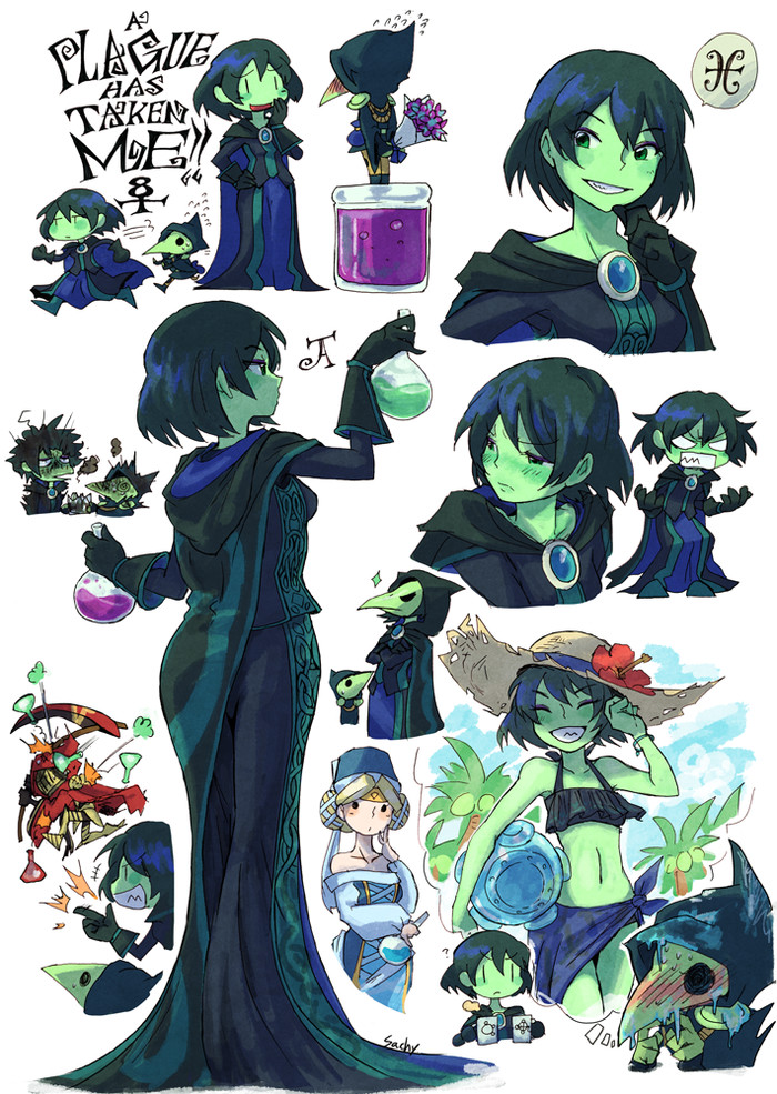 Plague Knight and Mona. - Shovel Knight, Games