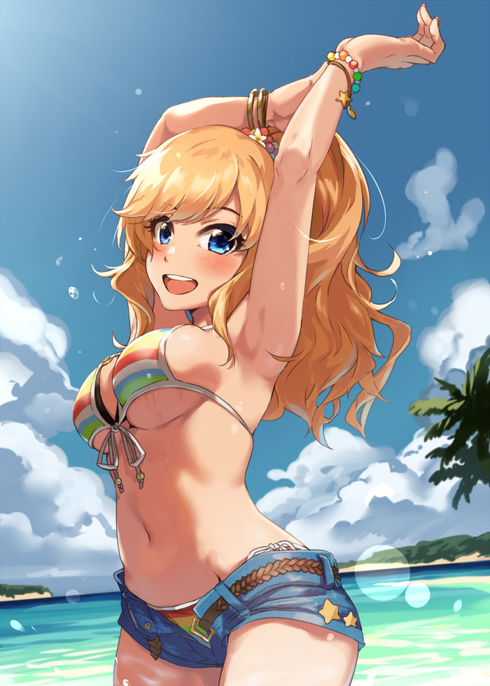 Ootsuki Yui. - NSFW, Anime, Anime art, The idolmaster, Ootsuki Yui