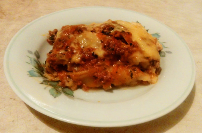 Lasagna with meat - My, Lasagna, Recipe, Longpost