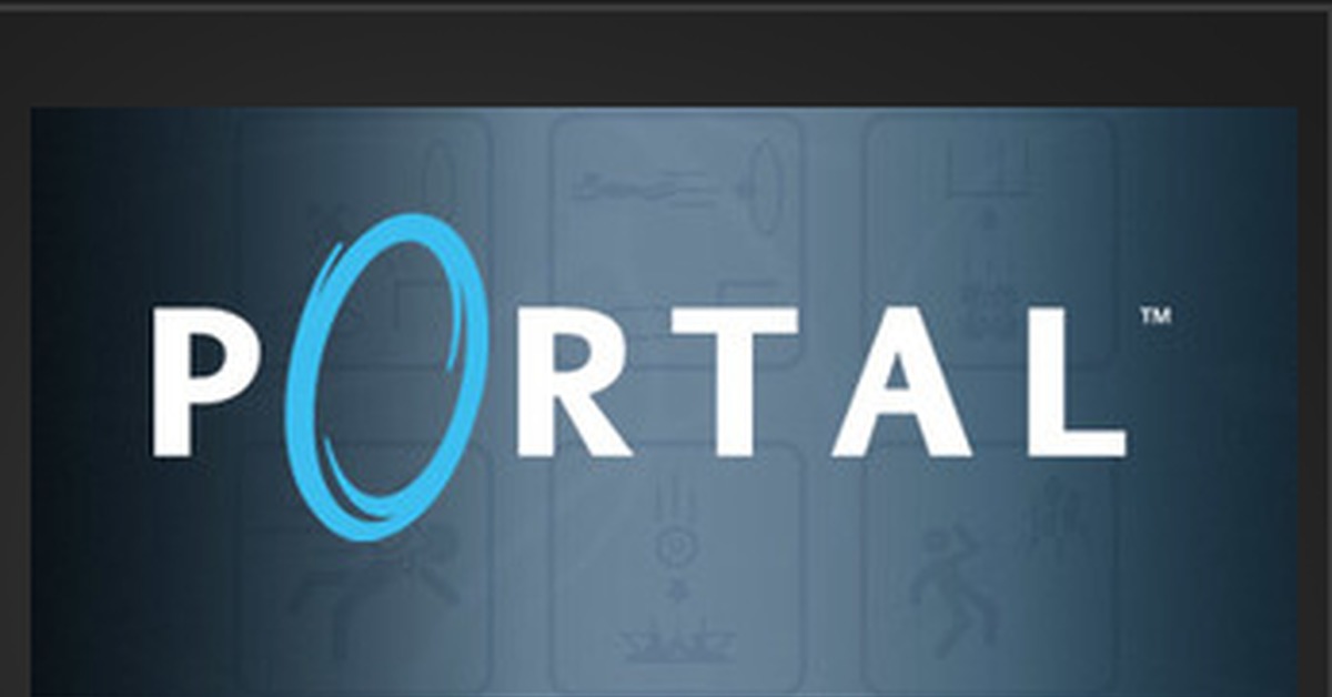 Portal menu. Портал игра. Portal 1 игра. Портал обложка. Портал 1 обложка.