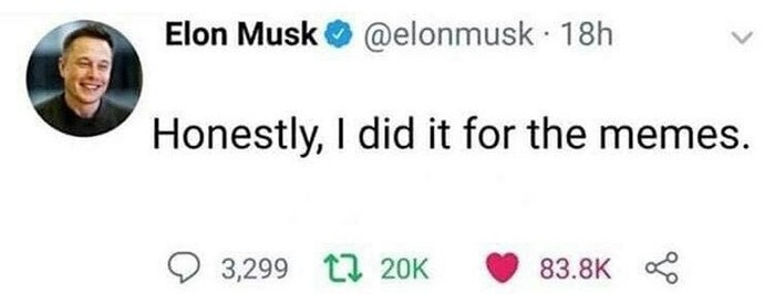 Fake(!!!) tweet by Elon Musk - My, , Elon Musk, Twitter