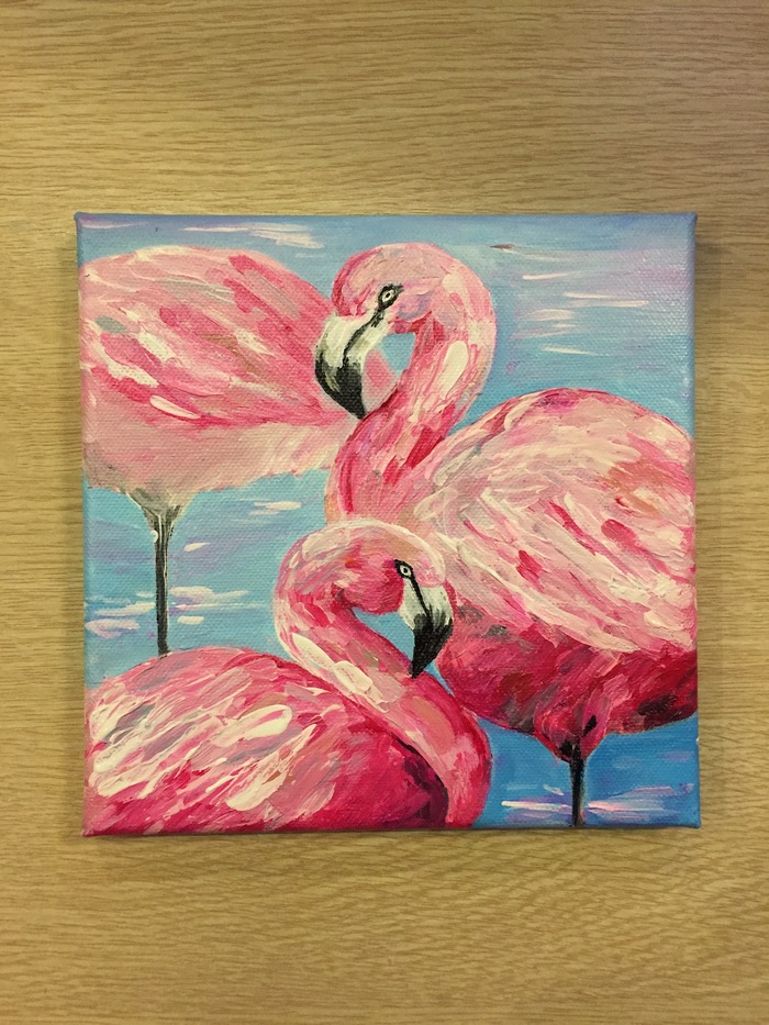 Flamingo - Flamingo, My, Acrylic, Pink