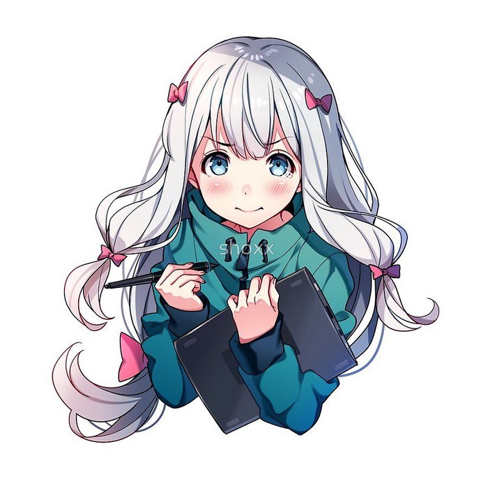 Anime Art - Anime art, Eromanga-Sensei