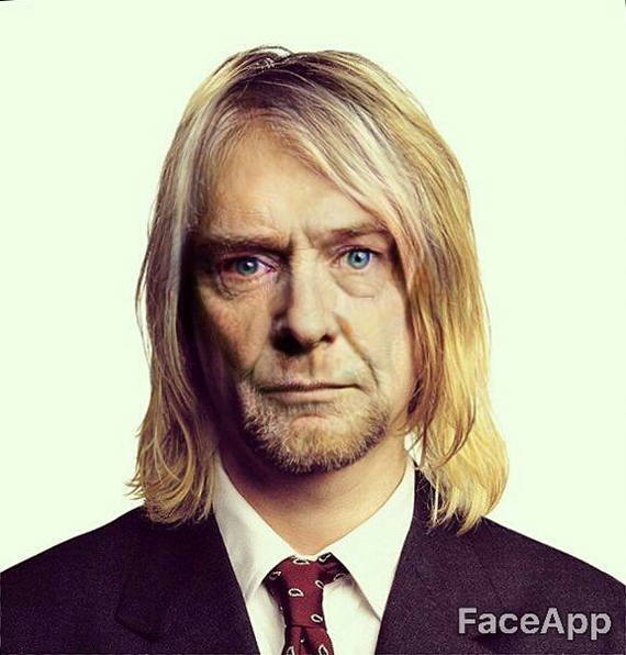 Happy Birthday Kurt! - My, Kurt Cobain, Nirvana, Nirvana, Happy birthday, Faceapp