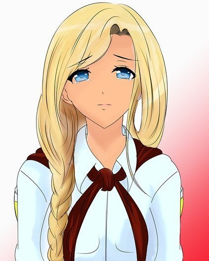 Slavya. And so different too... - Glorifying, Visual novel, Endless summer, Art, Longpost