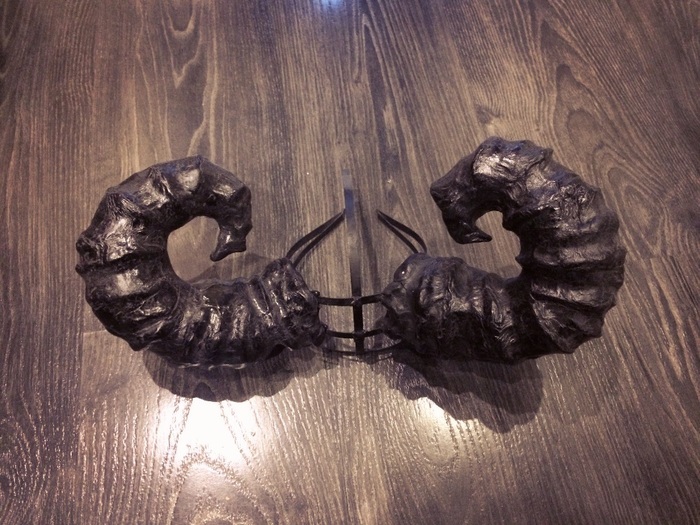 History of the beginning of my crafting (horns) - My, Horns, Craft, With your own hands, Cosplay, Workshop, Story, Moscow, Do it yourself, Longpost