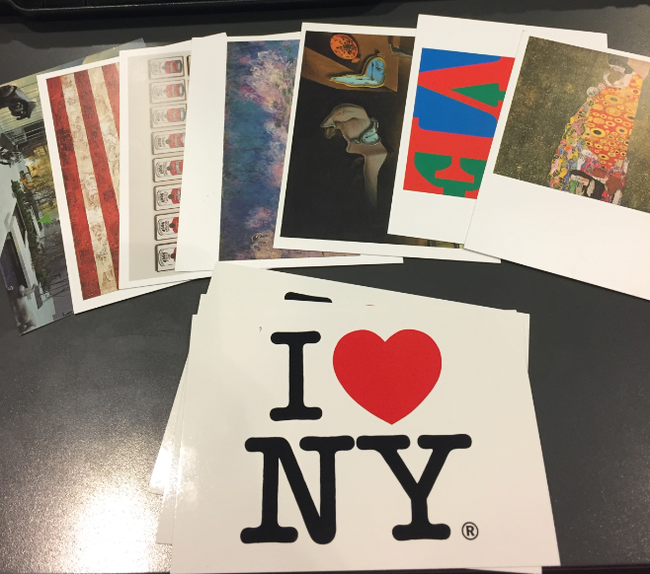 Postcards from NY - Secret Santa, Postcard, Gift exchange, Presents