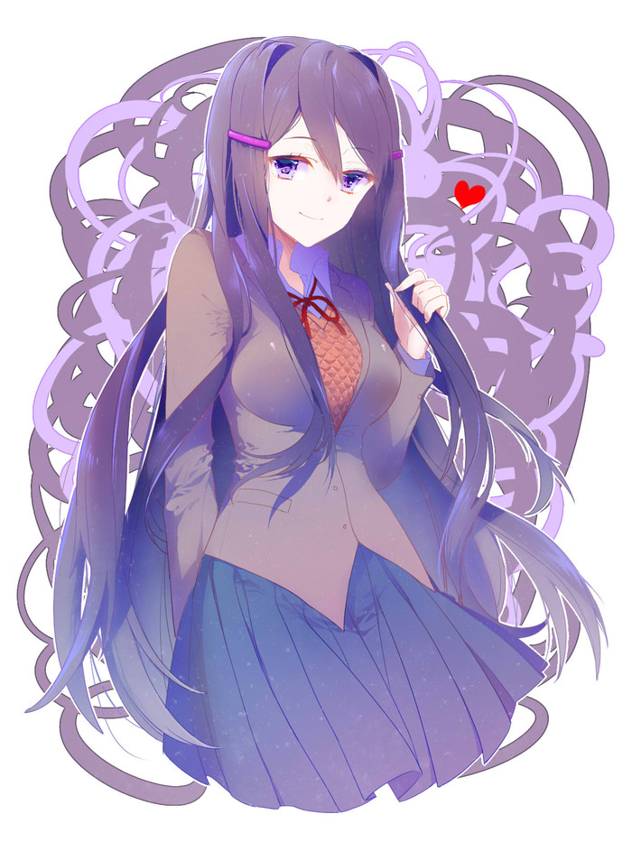 Yuri - Anime, Not anime, Anime art, Visual novel, Doki Doki Literature Club, Yuri