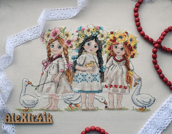 My finish set from Merezhka - My, Embroidery, Cross-stitch, With your own hands, Needlework, , Longpost