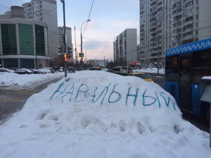 How to force public utilities to remove snow - Snow, Mitino, Alexey Navalny