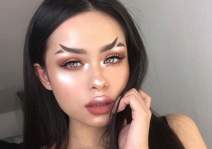 Eyebrows - fish tail - a new fashion trend?? - Brows, Makeup, Stylist, From the network, The photo, Longpost