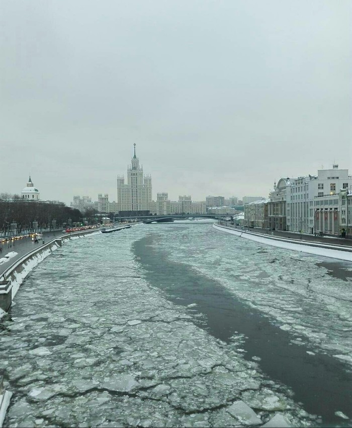 Москва - Моё, Москва-Река, Зима