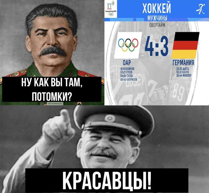 In light of recent events - Pyeongchang, Olympiad, Hockey