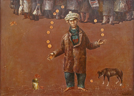 Nonconformist artist Vasily Kolotev and his anti-Soviet painting - Artist, , Nonconformist, Longpost