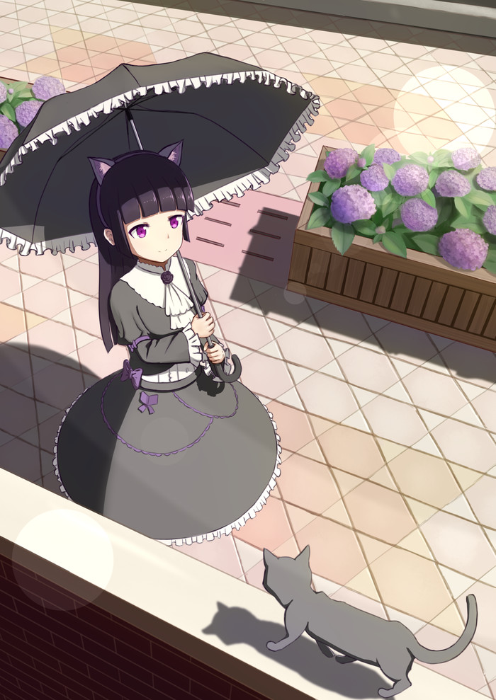 Kuroneko - Anime, Anime art, Oreimo, Gokou ruri, Kuroneko, Ore no Imouto ga Konnani Kawaii Wake ga Nai