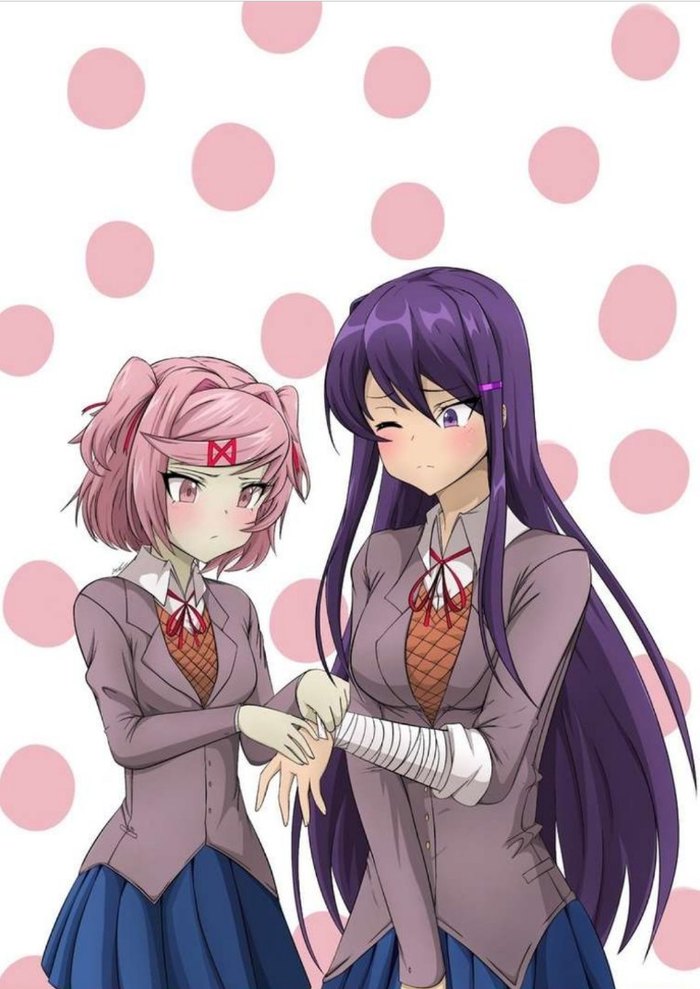 Where do you get those Yuri cuts from? - Anime, Natsuki, Yuri, Doki Doki Literature Club, Not anime, Visual novel