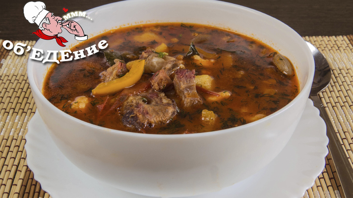 Hungarian soup Bob Leves - My, Food, Soup, , Video, Longpost