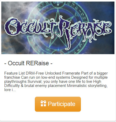 - Occult RERaise - Steam, Steam , Dogebundle
