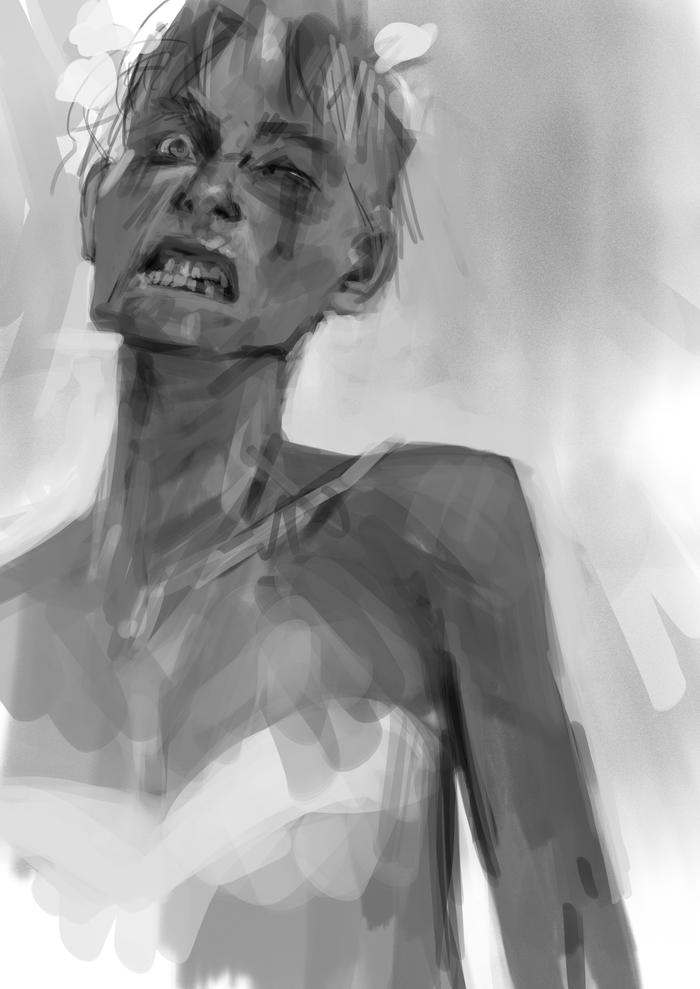 Скетчи для EVILBOOK Скетч, Зарисовка, Зомби, Компьютерная графика, 2D, Photoshop, Рисунок, Длиннопост