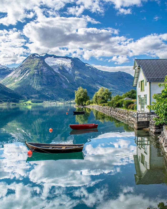 Stryn is a municipality in the county of Sogn og Fjordane in Norway. - Norway, , Lake, Reddit