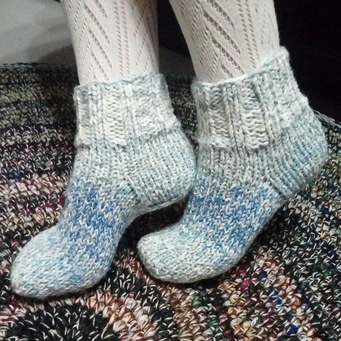 Do adults wear knitted socks? - My, Socks, Knitting, , With your own hands, Longpost