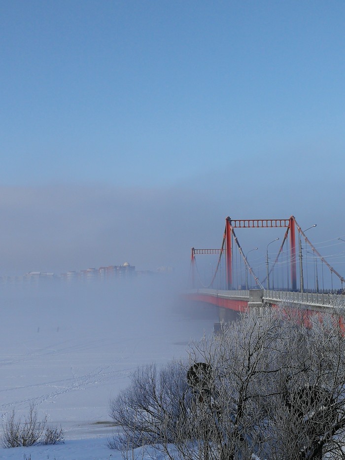 Arkhangelsk! - My, Town, Arkhangelsk, Bridge, Differences, beauty, Nature