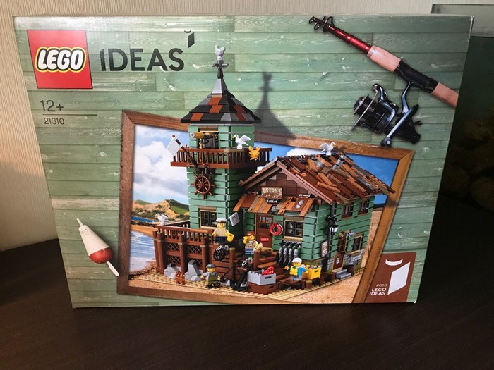 Old fishing shop (21310) - My, Lego, , Overview, Assembly, Longpost, 