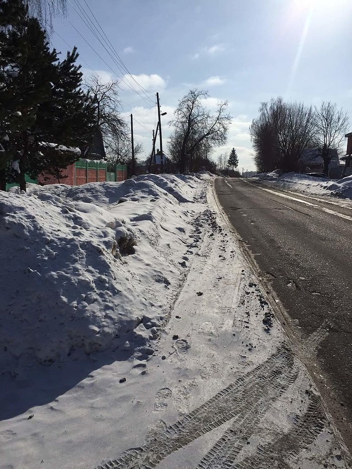 Alekseevskaya street is life-threatening! - Road accident, Negligence, Snow removal, , Vyazma, Power, , Impunity, Longpost